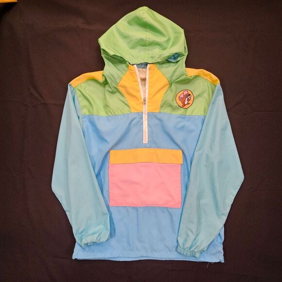 Buc-Ees Women's Colorblock Pullover Windbreaker Jacket Small - Picture 1 of 8
